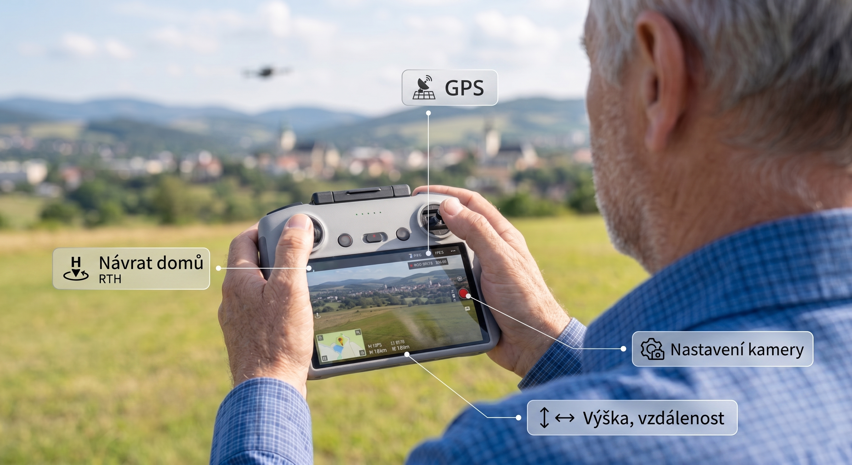 Aplikace DJI Fly v češtině: Kompletní překlad a průvodce pro začátečníky